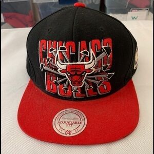 𝅺CHICAGO Bulls Mitchell & Ness Snap Back Hat Sx